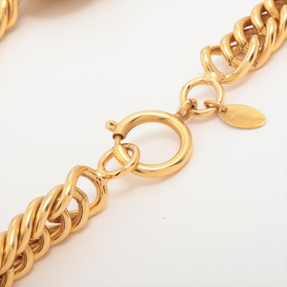 Chanel 31 RUE CAMBON 80s 24K Gold Plated Choker Chocker Necklace Medallion Coin - Picture 3 of 5